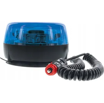 Maják Modrý LED maják na magnet Vignal, 10-30V