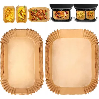 Pečicí papír 120x ORGANIZÉR DO HORKOVZDUŠNÉ FRITÉZY PAPÍROVÉ VLOŽKY PRO FRITÉZY Philips