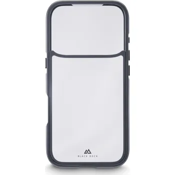 Pouzdro na mobilní telefon Black Rock 360° Glass, kryt pro Apple iPhone 17 Pro, skleněný, přední + zadní díl, průhledný/černý
