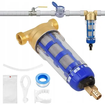 Filtrace vody SEDIMENTAČNÍ FILTR NA VODU KOMPLETNÍ SAMOČISTÍCÍ 3/4" / 1/2" 3Ccc