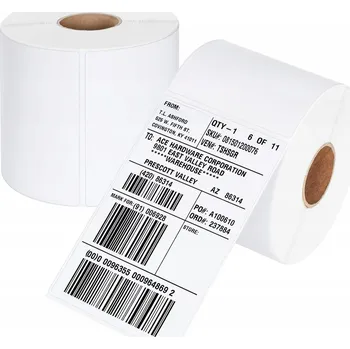 Speciální papír TERMO SAMOLEPICÍ ŠTÍTKY V ROLI 100x150 MM 500 KS 1 ROLE BÍLÉ