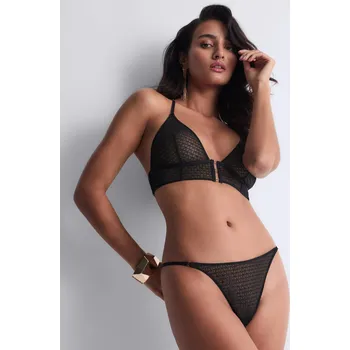 Souprava dámského spodního prádla Podprsenka a kalhotky AUBADE (P080E-5-02), Velikost Univerzální, Barva černá