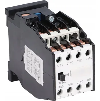 Stykač STYKAČ AC 220V 9A 2NC + 2NO DIN LIŠTA PRO NAPÁJENÍ