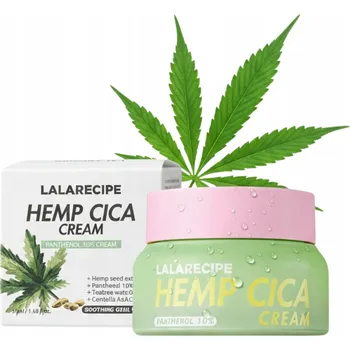 Pleťový krém Zklidňující pleťový krém LALARECIPE Hemp Cica den a noc 50 ml
