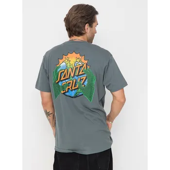 Oblečení a móda Santa Cruz Kendall End Of The Dot (storm grey) XXL, zelená