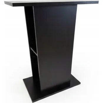 Koupelnový nábytek Skříňka Tola pod akvárium, terárium, RTV 61x31x73 cm černá