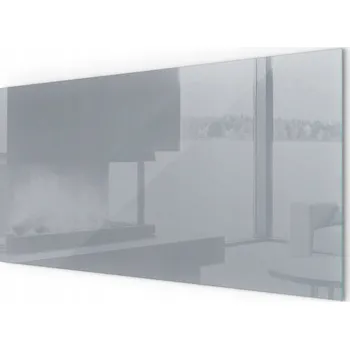 Obraz Ochranná Podložka pod Kamna / Krb, Šedá, 100x50 cm - Proti Žáru a Popelu