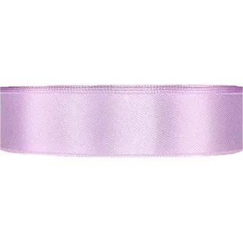 Stuha Saténová stuha oboustranná 25m x 20mm jemná lila