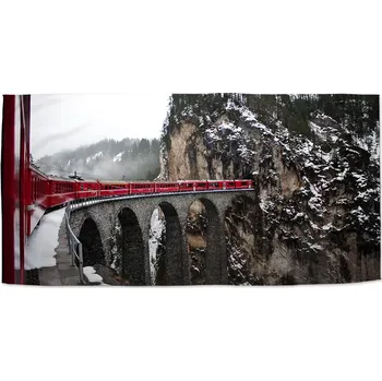 Osuška Sablio Ručník Vlak na mostě 2 - 30x50 cm