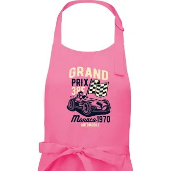 Kuchyňská zástěra Grand Prix - Dámská zástěra na vaření - Univerzální velikost ( Růžová )