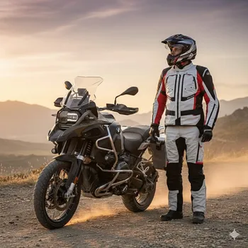 Moto bunda Clover Bunda na motorku GTS-3 Airbag Black/Grey/Red - Velikost XL