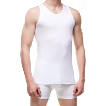 Pánské tílko AUTENTICKÝ 213 ŽEBROVANÝ DRES šedá XL