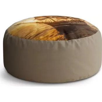 Taburet Sablio Taburet Circle Plachetnice na klidném moři 2: 38x48 cm