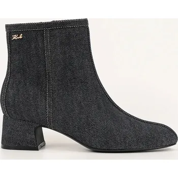 Dámská obuv Kožené kotníkové boty Karl Lagerfeld BONNIE KL30351A.DAA námořnická modř 59X, EUR 38