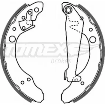 Brzdová čelist Sada brzdových čelistí TOMEX TX 20-24