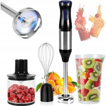 Tyčový mixér Bedee 4v1, elektrický mixér 1000 W, černý