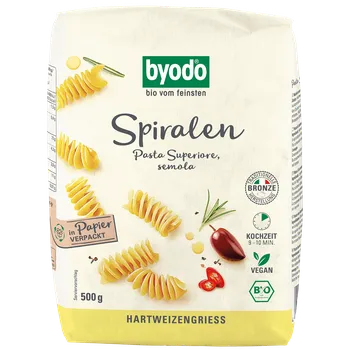 Příloha Byodo Spirálky semolinové 500 g bio BIO VEGAN Množství: 1 ks