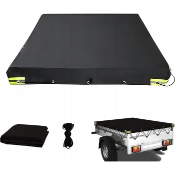 Plachta na motorové vozidlo VODĚODOLNÁ PLACHTA NA PŘÍVĚS 208 X 114 CM VČETNĚ LANA K PLACHTĚ