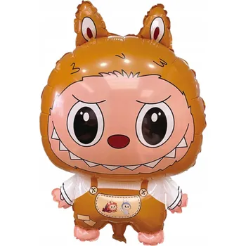 Balónek Fóliový balónek Labubu, hnědý