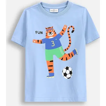 Chlapecké tričko Dětské bavlněné tričko Coccodrillo WC5143210VBD modrá 55X, vel. 122