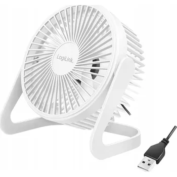 Domácí ventilátor Stolní ventilátor Logilink UA0078 bílý
