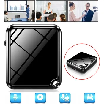 IP kamera MP3 DIKTAFON 16GB DOSAH 10M AUTOMATICKÉ NAHRÁVÁNÍ KOVOVÝ ČERNÝ