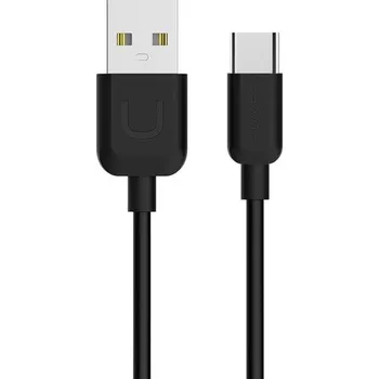 Datový kabel Kabel Usams USB - USB typ C 1 m černý