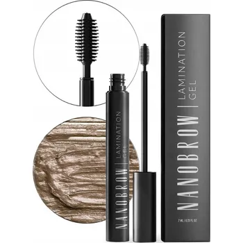 Přípravek na oči Nanobrow Lamination Gel Beige – Tónovací gel na obočí