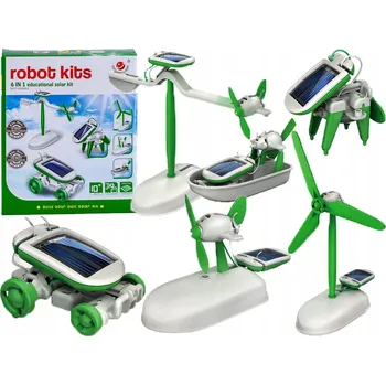 ostatní stavebnice TG60706 SOLÁRNÍ ROBOT 6v1 - KREATIVNÍ EDUKAČNÍ STAVEBNICE SOLÁRNÍCH VOZIDEL