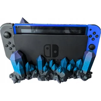 Herní konzole Křišťálový dokovací stojan pro Nintendo Switch – 3D tisk Dárek Herní gadget