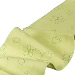 Běhoun na stůl květovaný zelený 200mm x 1,8m