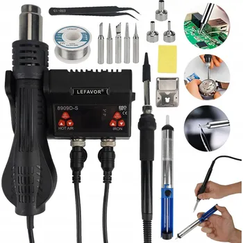 Páječka Horkovzdušná pájecí stanice 700W + páječka 60W, 100-480°C