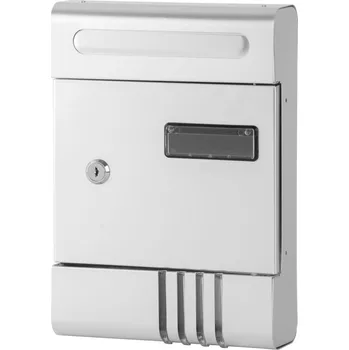 Poštovní schránka Schránka poštovní elox hliník stříbrná 29x20,5x6,5cm STREND KUTIL Sklad7 8752270.00 (KUTIL Sklad7)