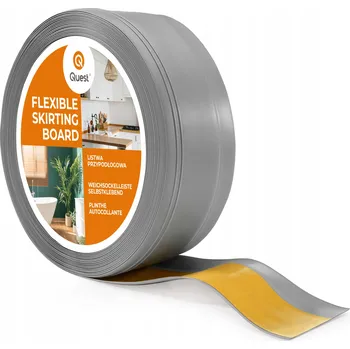 Podlahová lišta Podlahová lišta samolepicí PVC, lišta DEKOR, 50x20mm, šedá 10 m