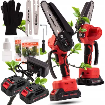 Motorová pila Aku řetězová pila ETiME 550 W 15 cm 24 V s mazáním