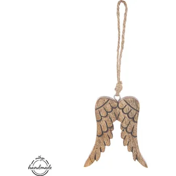 Vánoce ORION Dřevěné dekorace křídla MANGO