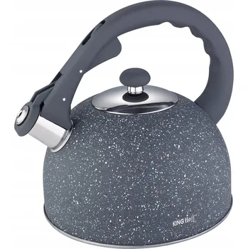 Varná konvice Tradiční ocelová Konvice Kinghoff 2,6 l šedá