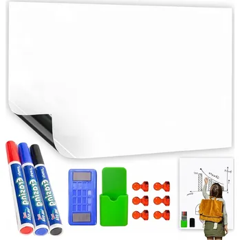 Magnetická tabule sucho stíratelná s hliníkovým rámem 200x100 cm Bílá