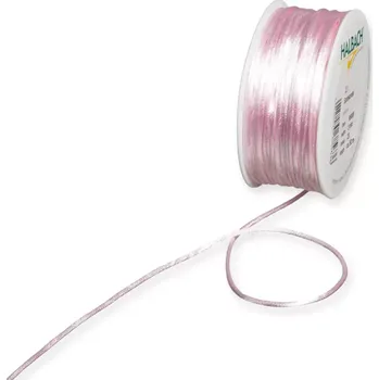 Stuha Saténový provázek růžový 2mm x 50m