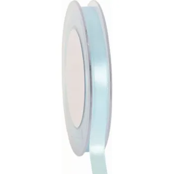 Stuha Oboustranná saténová stuha 10mm x 25m světle modrá