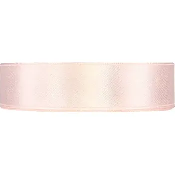 Stuha Saténová stuha oboustranná 25m x 20mm perlová růžová