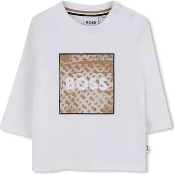 Chlapecké tričko Dětské bavlněné tričko BOSS J52715.86.94 bílá 00X, vel. 94
