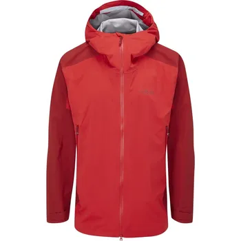 Pánská větrovka Pánská nepromokavá bunda Rab Kinetic Alpine 2.0 Barva: Ascent Red, Velikost: L