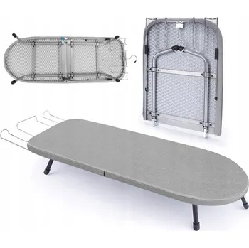 Žehlicí prkno PŘENOSNÁ ŽEHLICÍ PRKNO SKLÁDACÍ 81 X 30 CM NEREZOVÁ OCEL