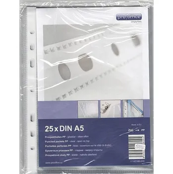 Obal zakládací A5 euroobal lesklý 25 kusů PH 301 SI Czech