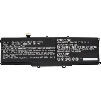 Baterie k notebooku Baterie pro notebooky HP, Compaq, Li-Ion, 8200 mAh CoreParts