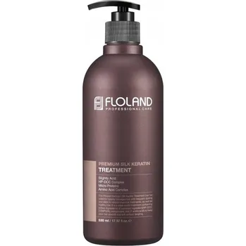 Vlasová regenerace FLOLAND PROFESSIONAL Premium Silk Keratin kondicionér pro poškozené vlasy 530ml