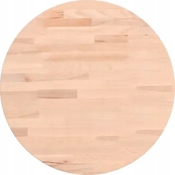 Konferenční stolek Deska ke stolku, Ø40x4 cm, kulatý, masivní bukové dřevo