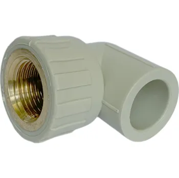 Vodovodní potrubí Svařované koleno 90° s vnitřním závitem VNITŘNÍ ZÁVIT 25x3/4 polypropylen PP tvarovka