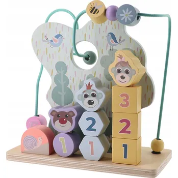 Dřevěná hračka Puzzle HRAČKA z ekologického dřeva, unikátní vzory, KREATIVNÍ zábava